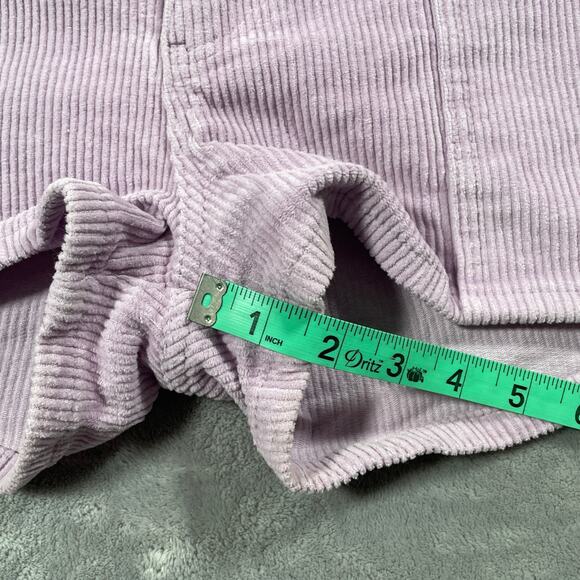 Hammies Corduroy Shorts 34 Purple Elastic Waist Retro Surf Roller Skate Beach - Picture 8 of 9